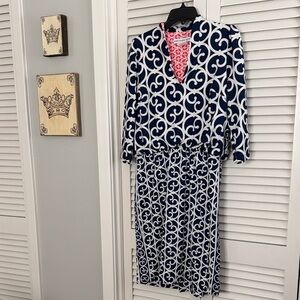 Gretchen Scott navy dress